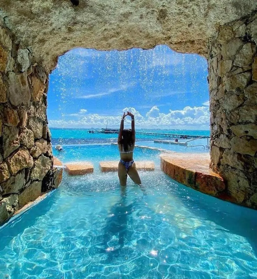 شقة Apartamento En Fraccionamiento Privado 6 Personas Con Piscina Cerca De La Playa بلايا ديل كارمن