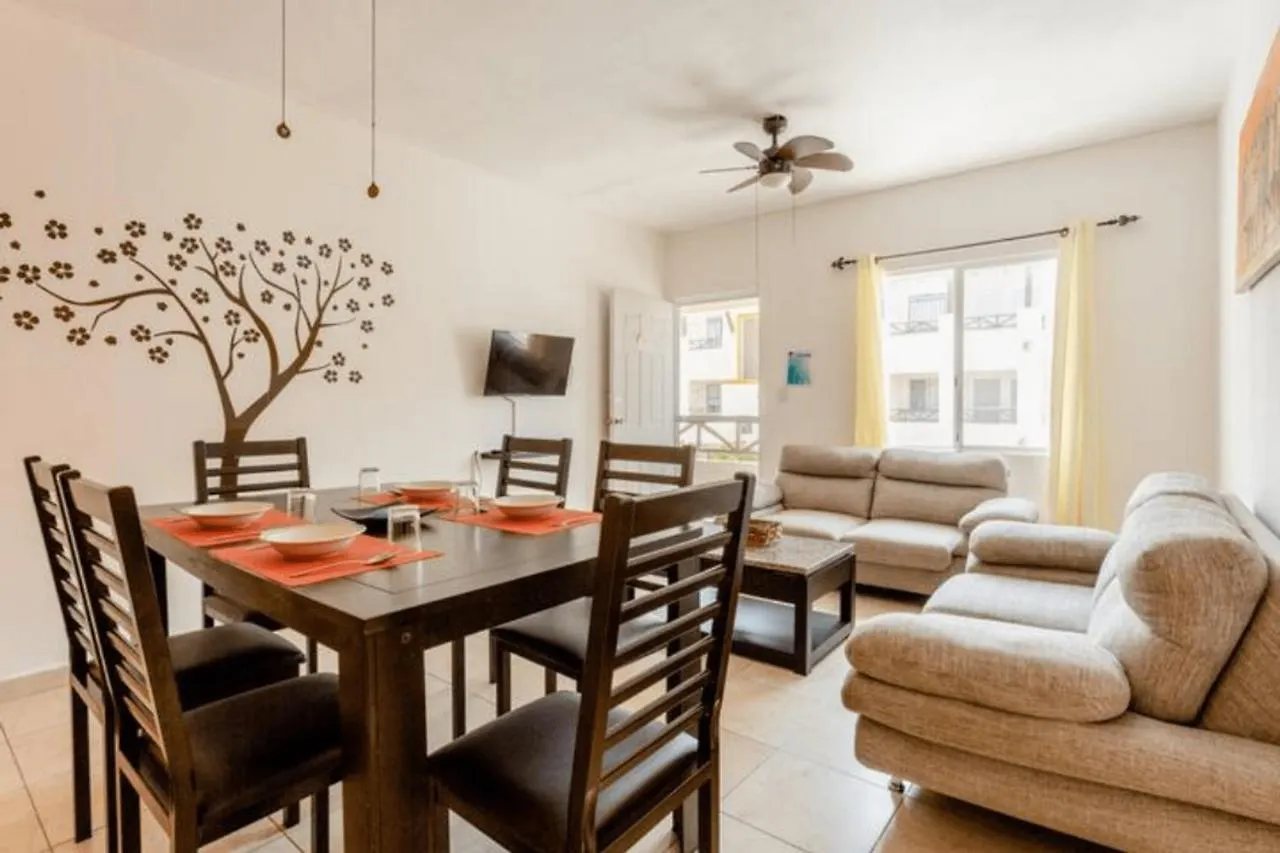 شقة Apartamento En Fraccionamiento Privado 6 Personas Con Piscina Cerca De La Playa بلايا ديل كارمن
