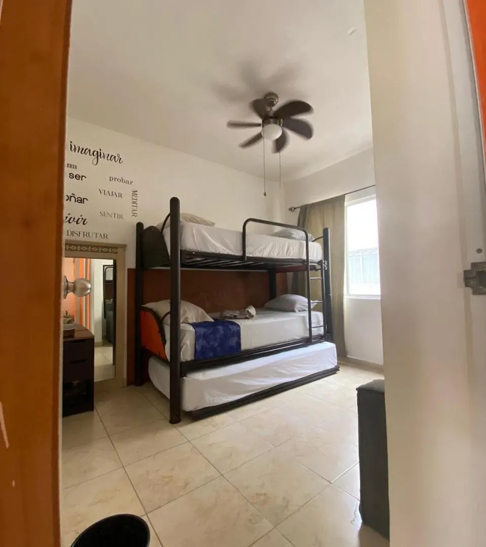 Apartamento En Fraccionamiento Privado 6 Personas Con Piscina Cerca De La Playa بلايا ديل كارمن المكسيك